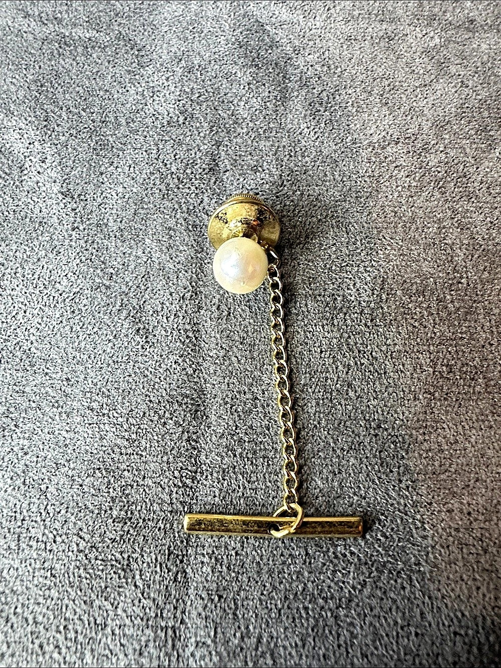 14kt Gold and Pearl Pin